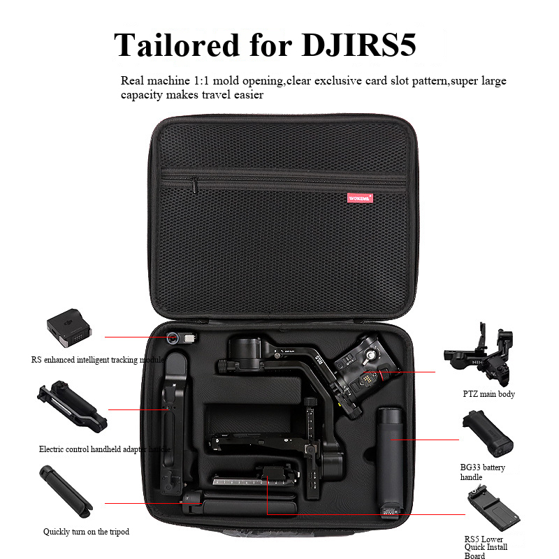 Bolsa de hombro para DJI RS 5, - Drone Gimbal Case reseña y precio