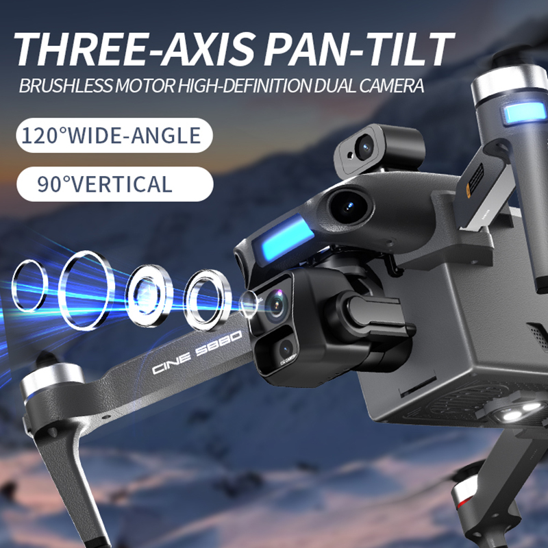 Nuevo Dron 2026 con Cámara Dua - Drone Gimbal 3 Axis reseña y precio