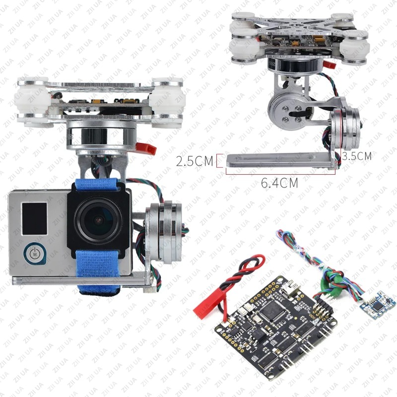 Soporte de Cámara con Gimbal d - Drone Gimbal 3 Axis reseña y precio
