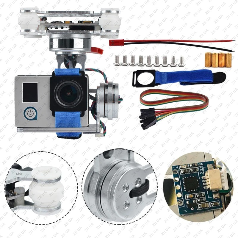 Soporte de Cámara con Gimbal d - Drone Gimbal 3 Axis reseña y precio